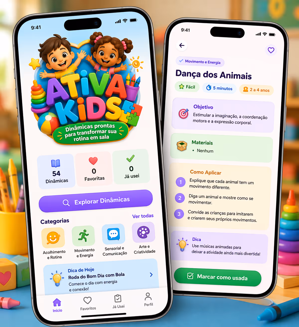 Aplicativo Ativa Kids